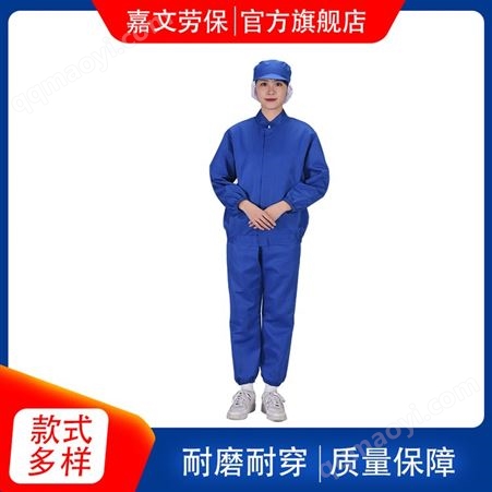 工帽嘉 文勞保 防靜電車間帽子 無塵車間各色防塵工作帽