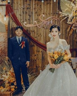 婚礼策划 现场场景布置 风格多样 可定制 专业拍摄