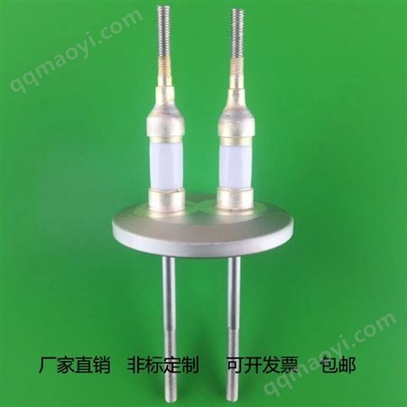 陶瓷KF16真空高压封接电极法兰连接器贯通连接器