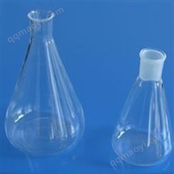 石英三角烧瓶50ml 无硼具塞锥形瓶100/250/300ml可定制