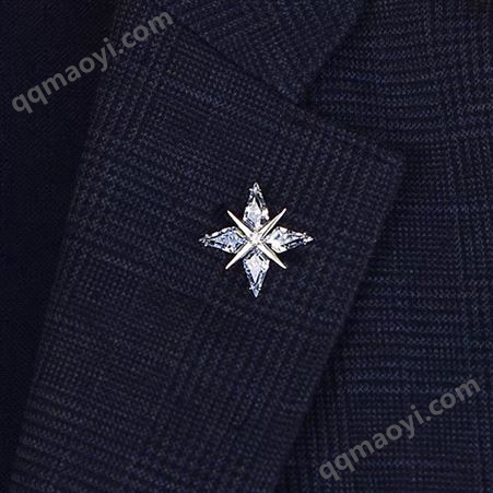 LOGO胸針公司年會禮品定制 925銀LOGO胸針 員工年終品 鍍金胸章